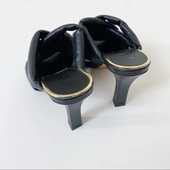 NWOT zara padded black heels - Picture 9 of 13